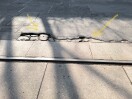 Foto: Haltestelle  Vetschauer Str./ Leipziger Str. Tram 2 